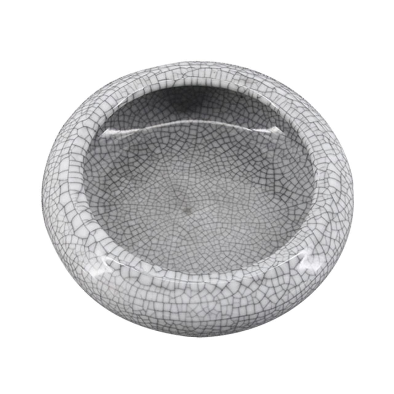 HOODANCOS Ceramic Ink Dish Calligraphy Brush Pot Porcelain Pot for Chinese Calligraphy