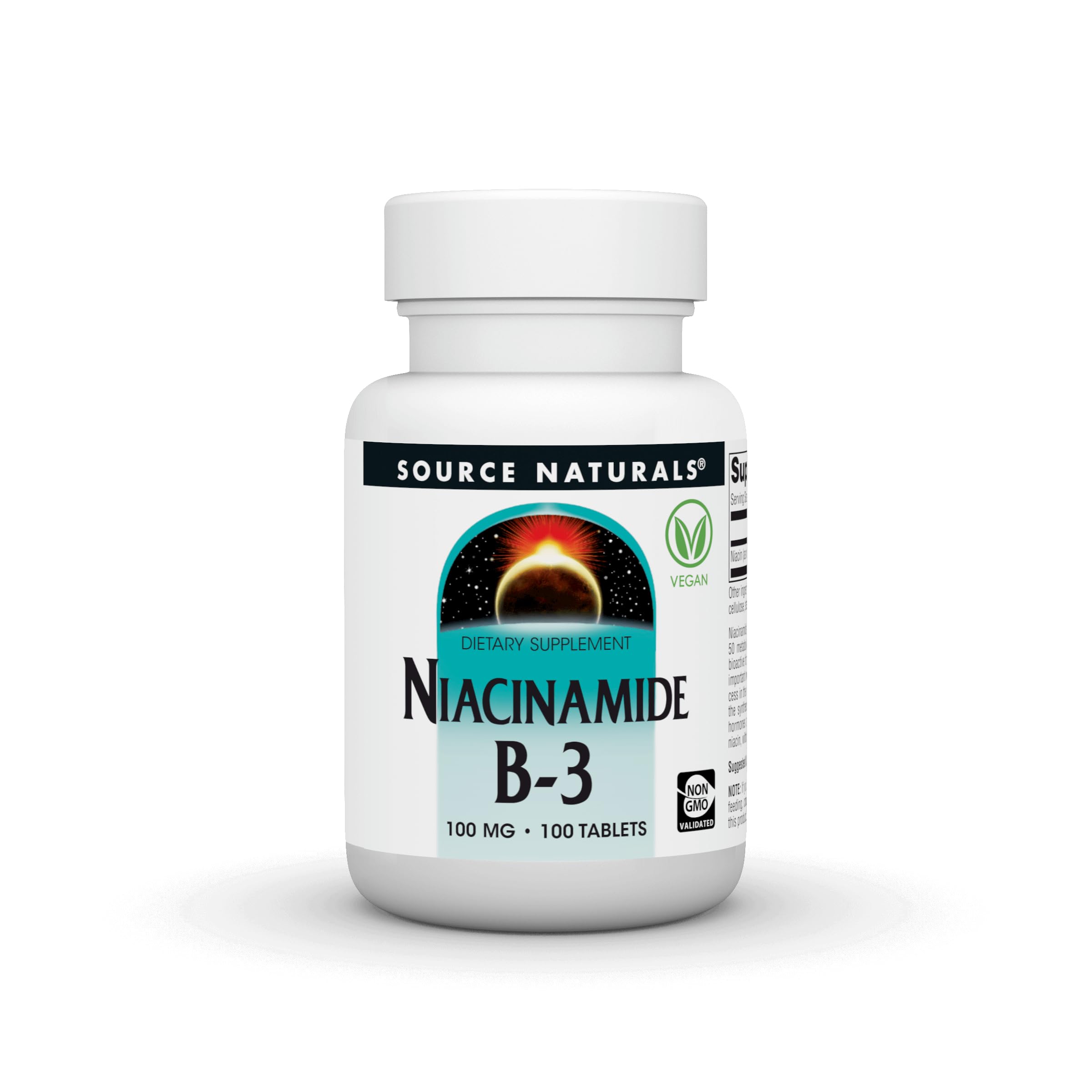 Niacinamide B-3, Dietary Supplement - 100 mg - 100 Tablets