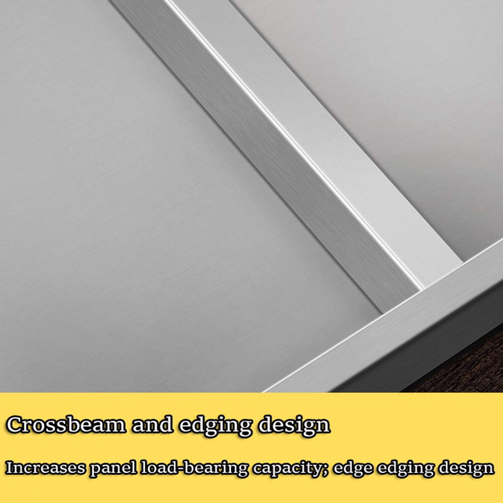 Scaffale da Cucina in Acciaio Inox, Organizzatore da Cucina a Parete, Rack di Memorizzazione per Spezie, Ripiano in Acciaio Inossidabile 2/3 Livelli(L 120 x W 20 x H 51 CM)