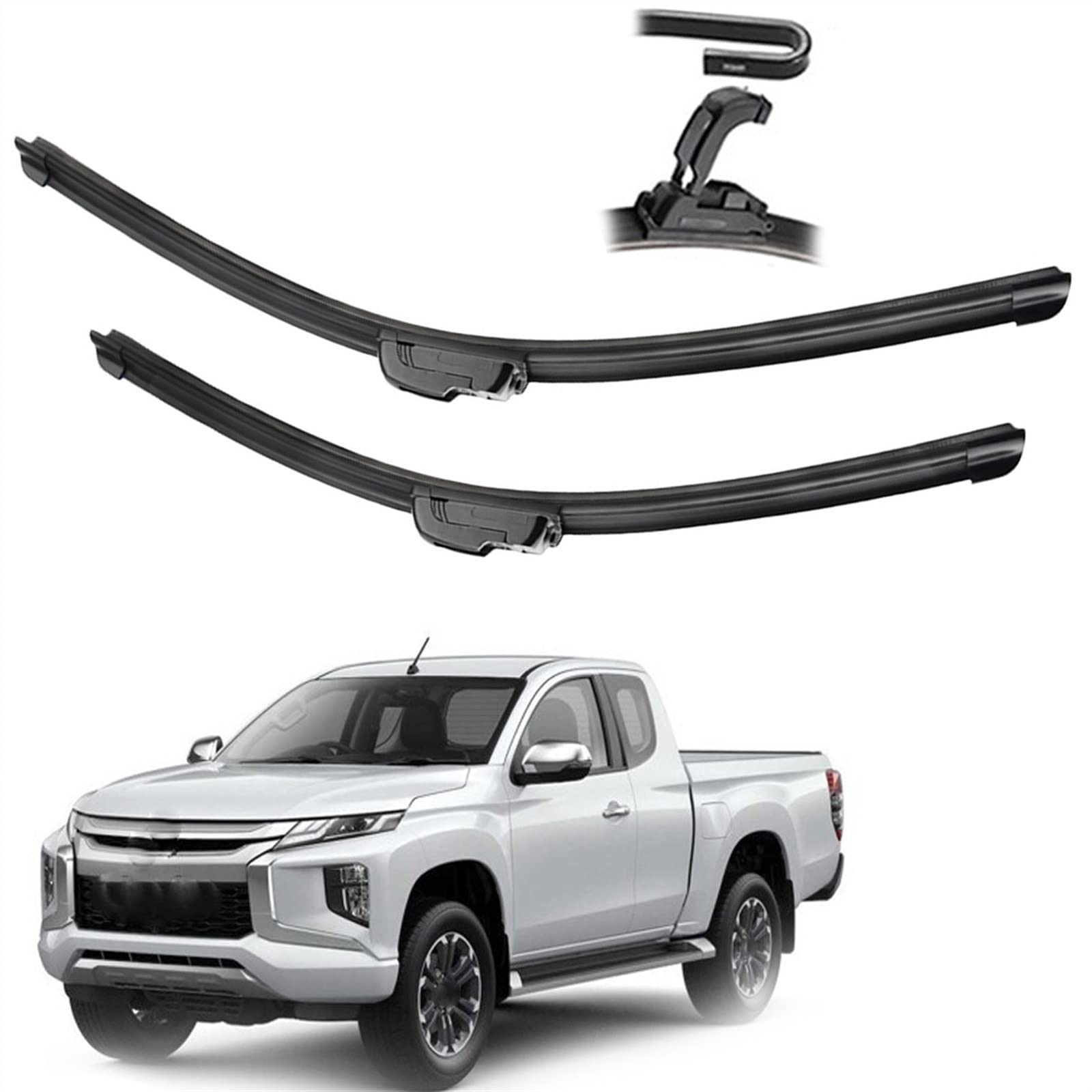 Balais d'essuie-glace Triton L200 2016 2017 2018 | Accessoires vitre avant voiture