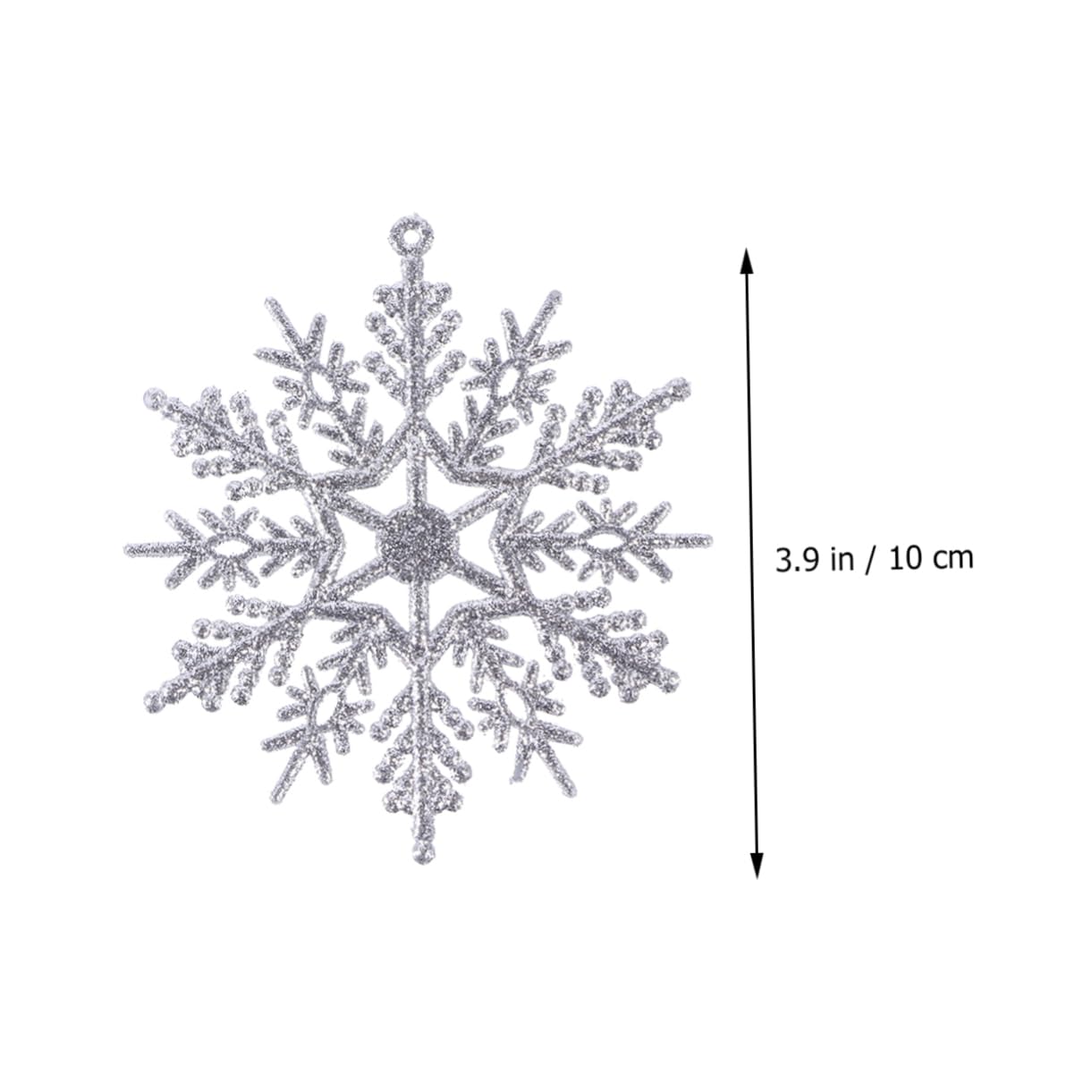 Amosfun 3 Sätze Weihnachtsschneeflocken Schneeflocke Weihnachtsbaumschmuck Weihnachtsfeier Liefert Dekorationen Weihnachtsdeko Christbaumanhänger Schneeflocke Aus Plastik Stück * 3