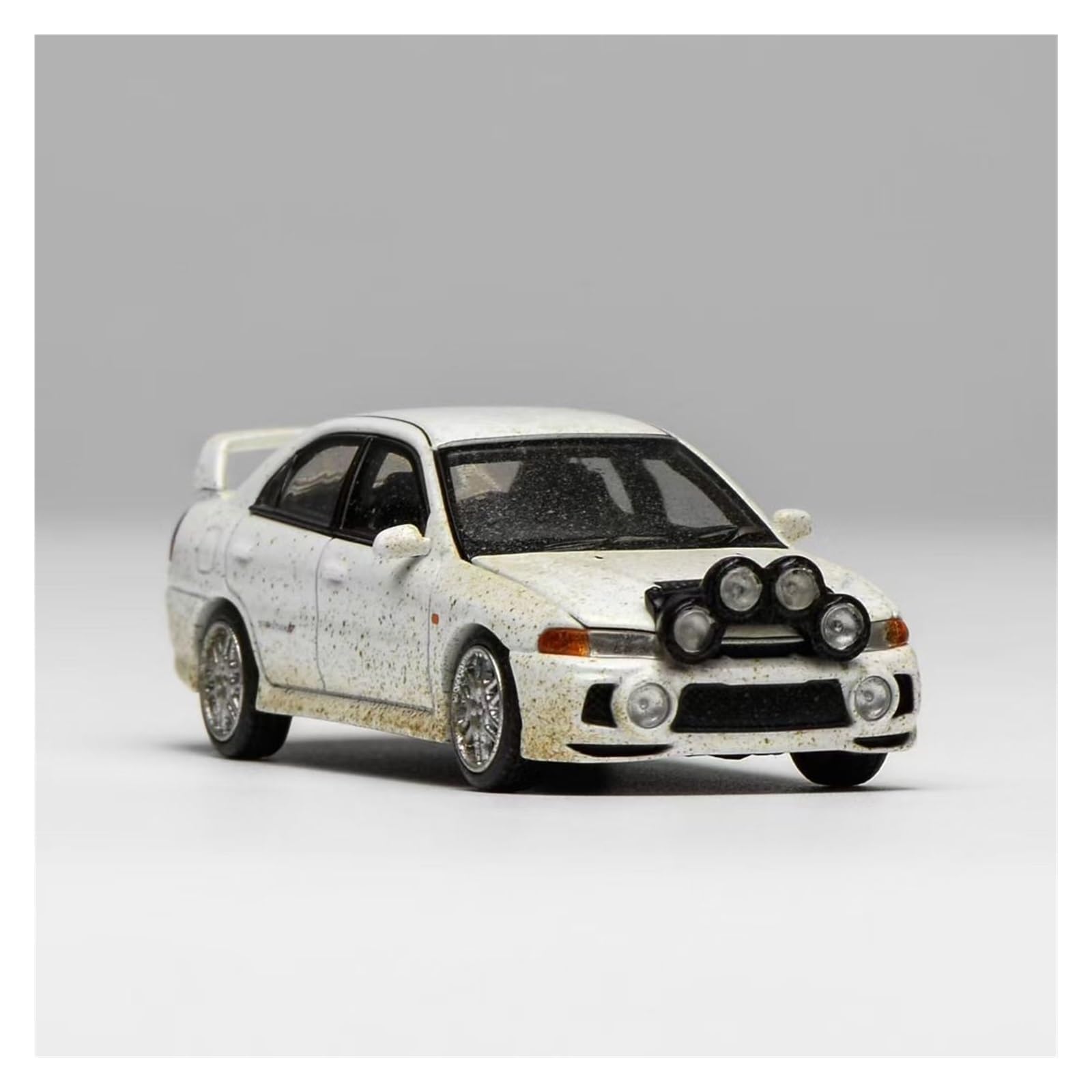 Metallo Scala Replica 1 64 Per Mitsubishi Lancer Evo IV Generazione 4 Copertura Anteriore Magnetica Modello Di Auto In Lega Veicolo Raro Hobby Veicoli Giochi Set
