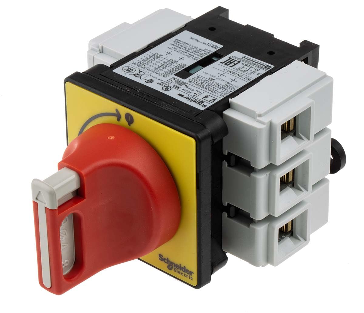 Schneider Electric Not-Aus Hauptschalter VCF4 3p 690V 80A mit Drehantrieb