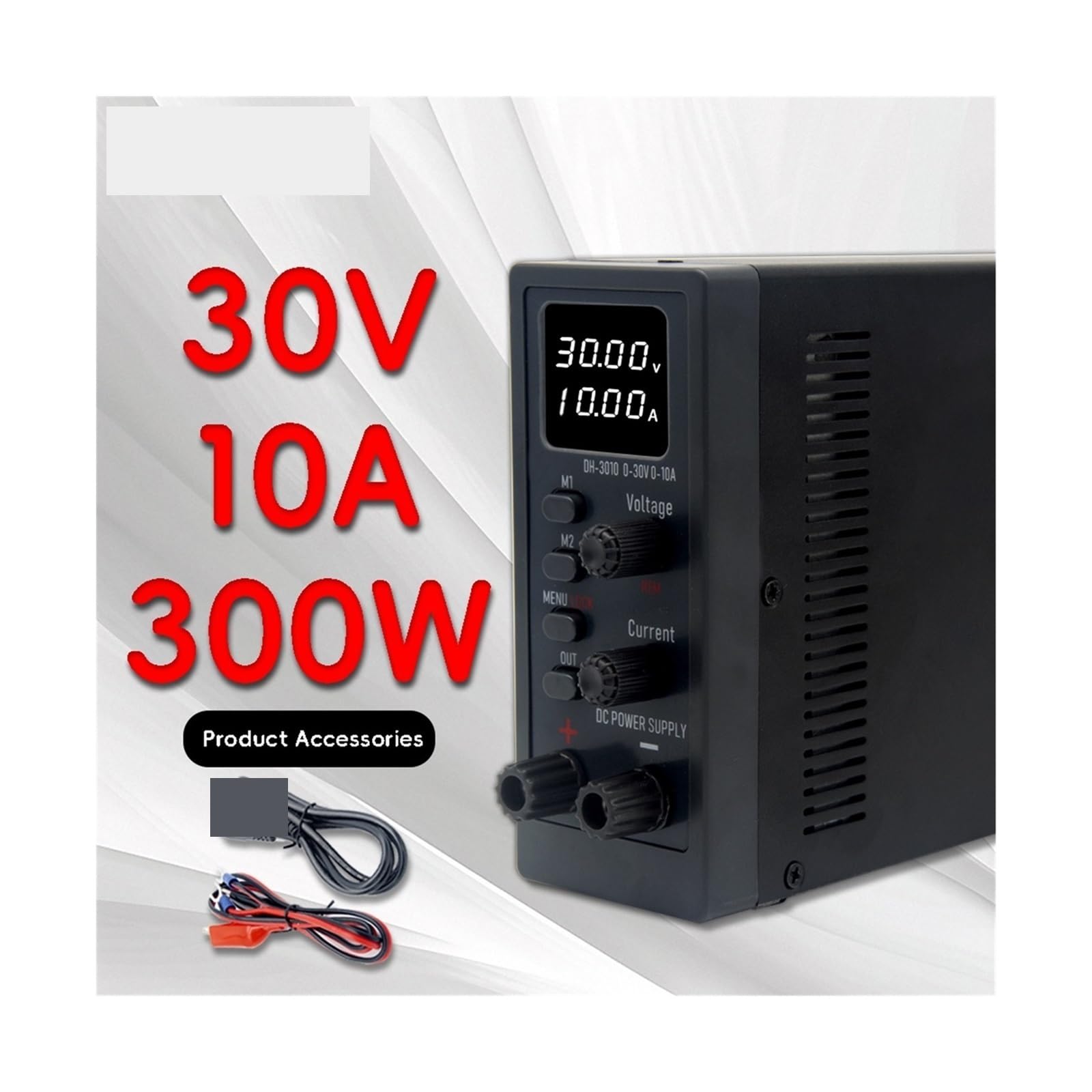 Fuente de alimentación variable, Interruptor De Salida Ajustable La Fuente Alimentación Del Laboratorio DC 30V 10A 300W