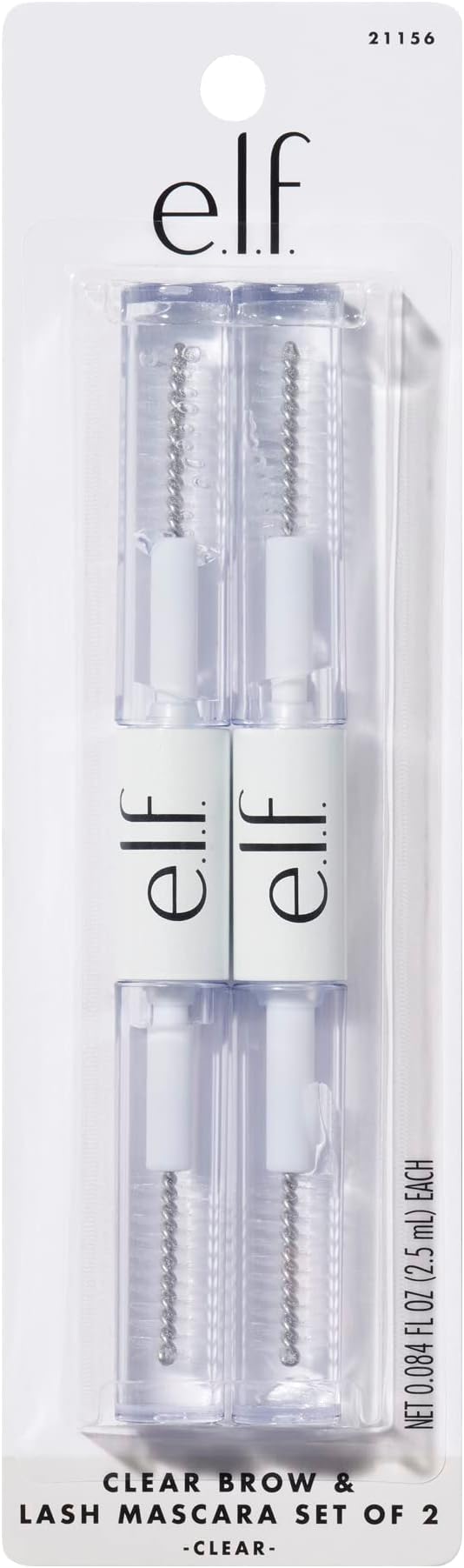 Clear Lash & Brow Mascara Gel, Dual-Sided Flexible Hold, Long-Lasting Clear Formula for Natural-Looking Brows & Defined Lashes