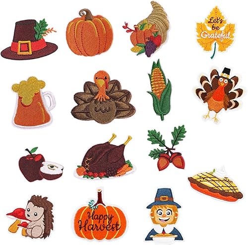 Miniatura 8 de 12 parches para planchar de Halloween, calabaza naranja, bruja para coser en apliques bordados, parches de reparación, accesorios de manualidades,