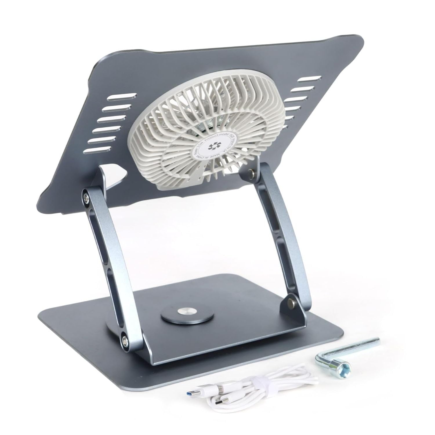 Z17 Portable Laptop Stand, Ergonomic Adjustable Alloy Laptop Riser, Foldable Stand, Height Adjustable, Anti-Slip Design, Lightweight, Ideal for Work, Study, and Travel 38