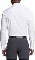 Vista 2 de Van Heusen - Camisa de vestir de popelina para hombre, ajuste estándar, unicolor