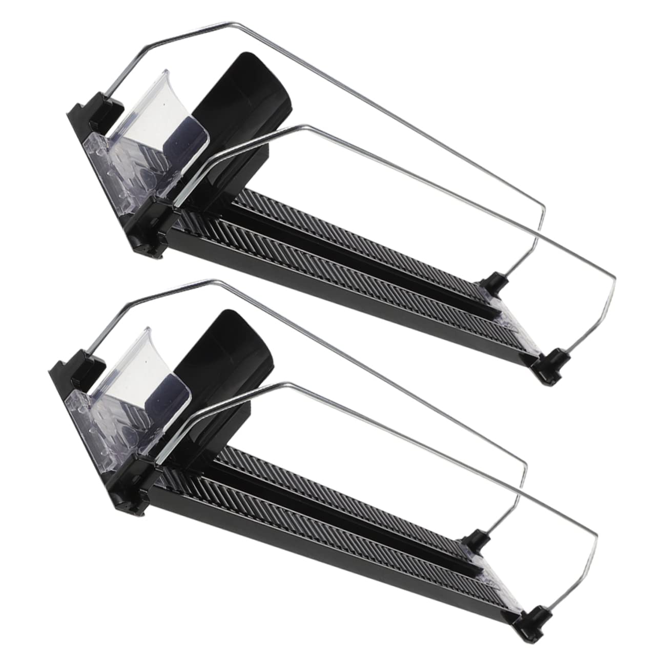 HOODANCOS 2pcs Automatic Beverage Glide Pusher Dispenser for Supermarkets and Vending Machines and Drink Organizer Easy Installation for Home Refrigerators