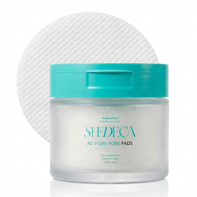 SHEDECA AC-PURE Tiras para Limpeza dos Poros com AHA, BHA e PHA, 70 unidades