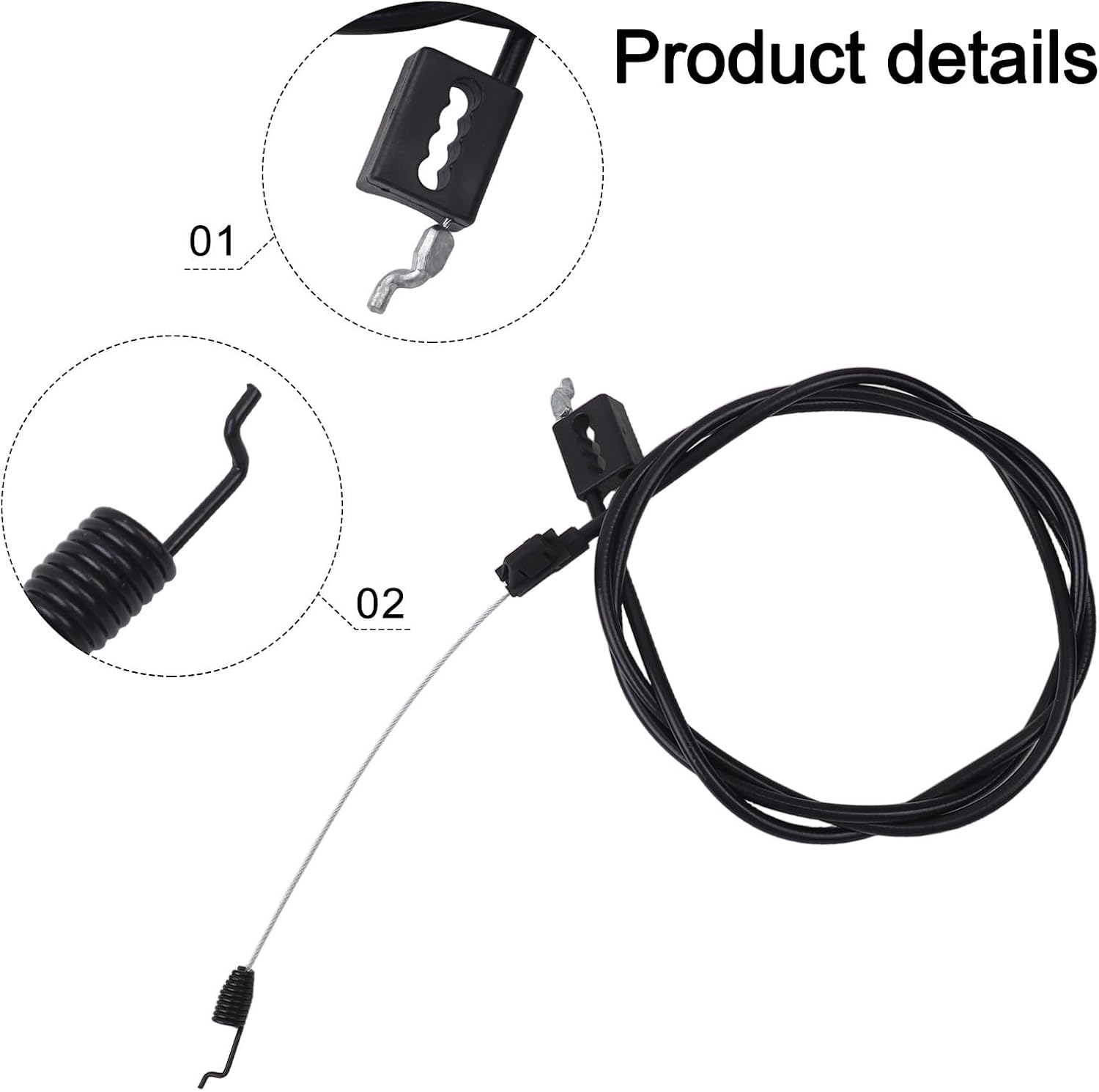 Dependable Control Cable 407816 for and For Poulan, Works Seamlessly with For Poulan 532407816 and 60102