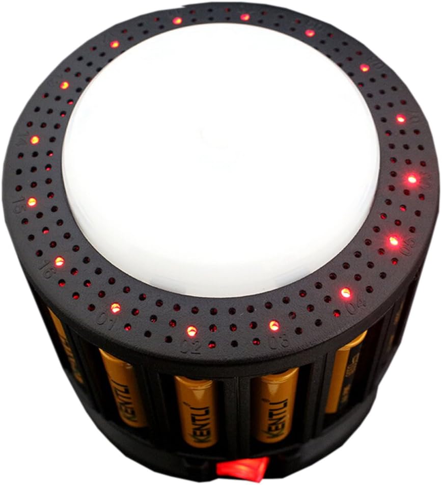 KENTLI 1.5V 16 Slots Universal Smart AA/AAA Lithium Battery Charger with LED lamp Light