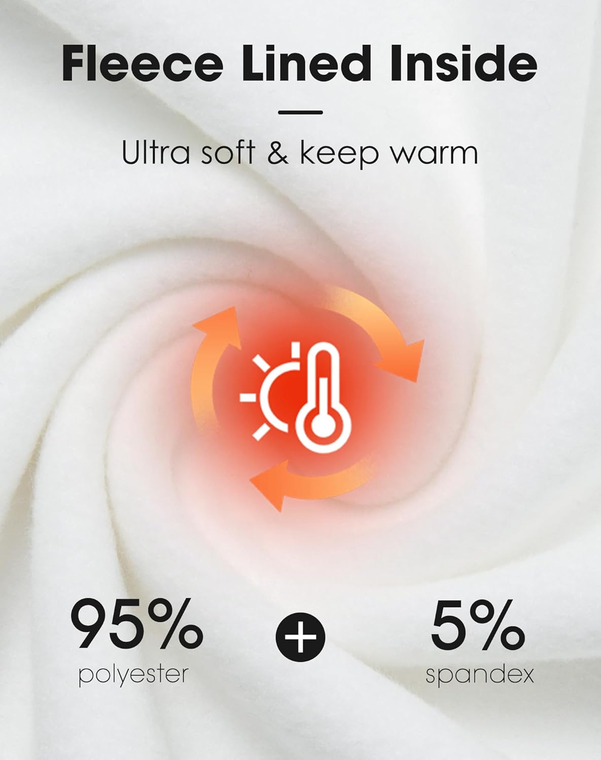 MANCYFIT Thermal Top for Women Fleece Lined Shirt Short Sleeve Base Layer - Image 3