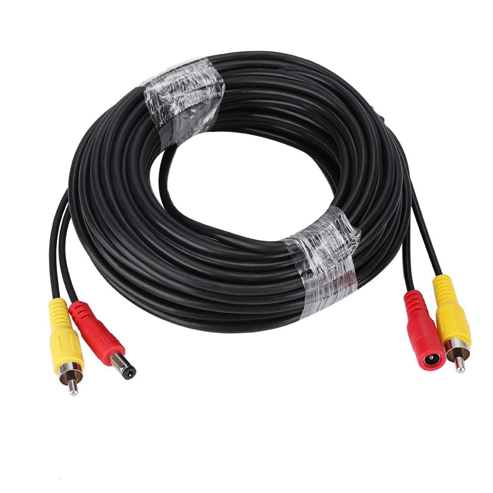 Cable De Video 5m / 10m / 15m / 20m RCA + DC Monitoreo Cámara Analógica Audio Video Cable De Alimentación Cable De Extensión De Cámara De Vigilancia(5M)