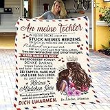 mutter tochter armband PERFEKTES GESCHENK FÜR EINE TOCHTER: Diese superweiche Flanelldecke Brief ist voll von Mutters unendlicher Liebe zu ihrer Tochter Kinder sind immer 