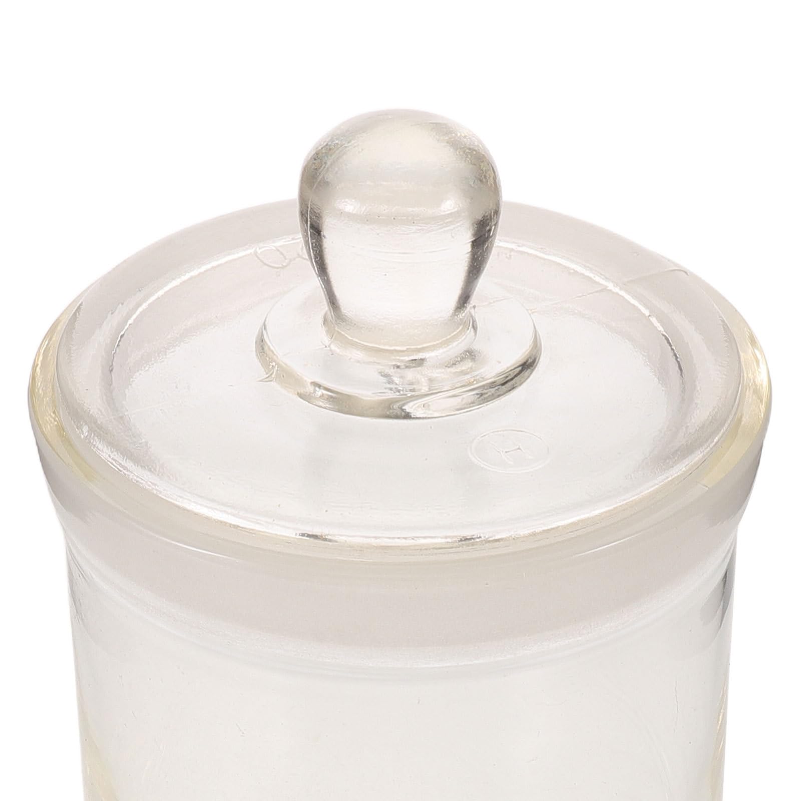 Amosfun Frasco de Vidrio para Tinción Tapa Esmerilada 1200 Ml | Redondo, Boca Ancha, 20x14x14cm, para Muestras Líquidas y Contenido Químico