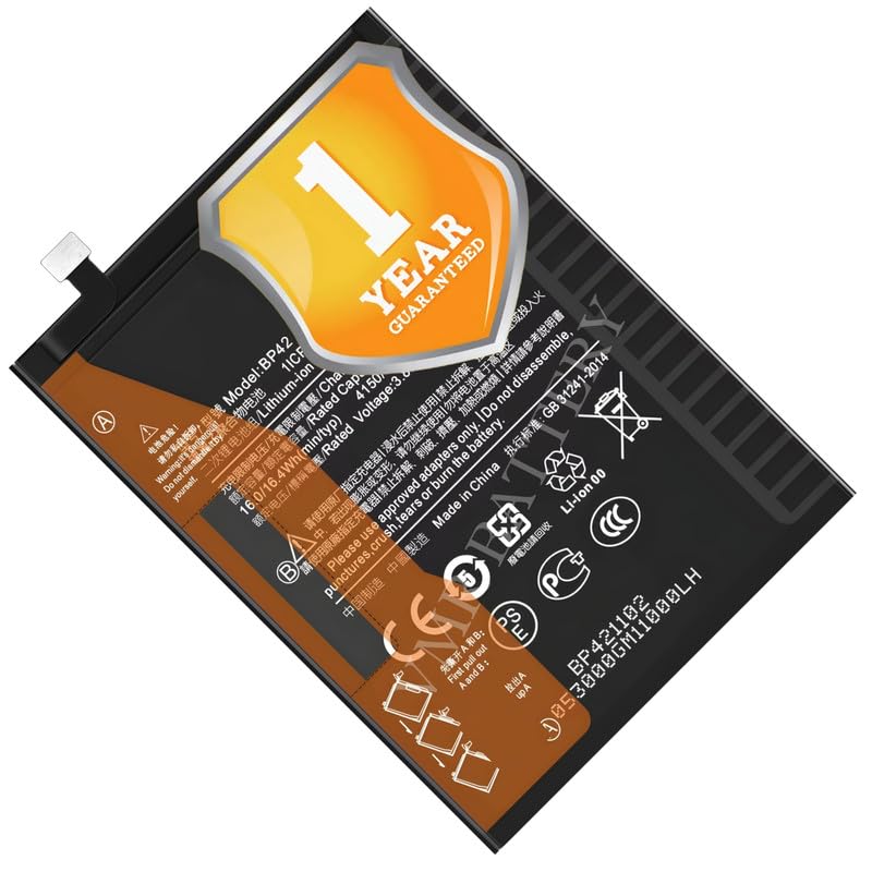 Image of Original BP42 Battery Compatible for Xiaomi 11 Lite 5G NE (2109119DG, 2107119DC, 2109119DI) - (4250mAh) - 1 Year Warranty K7