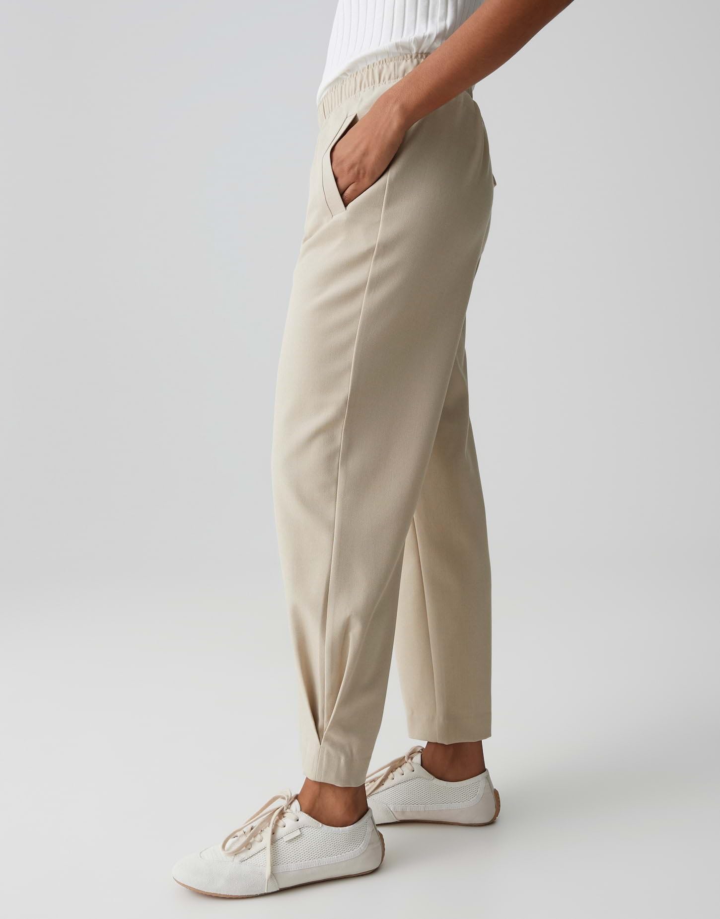 OPUS Damen City Pants | MYHA Flow Relaxed City Pants in feiner Mélange Optik