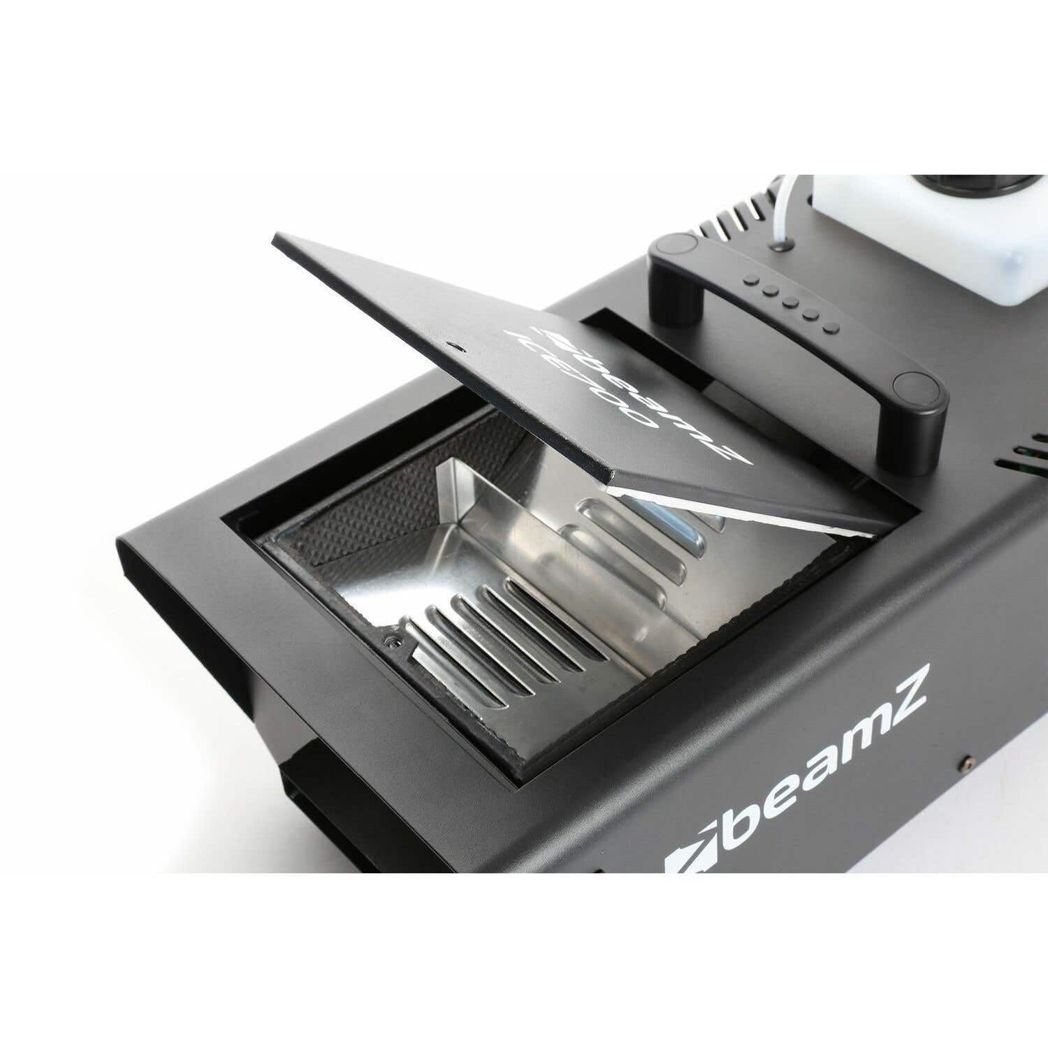 BeamZ ICE700 Máquina de humo de suelo, Máquina de humo bajo, Máquina de niebla de suelo de 700 W, ideal para bodas, pequeños conciertos, eventos, celebraciones, eventos o fiestas de halloween