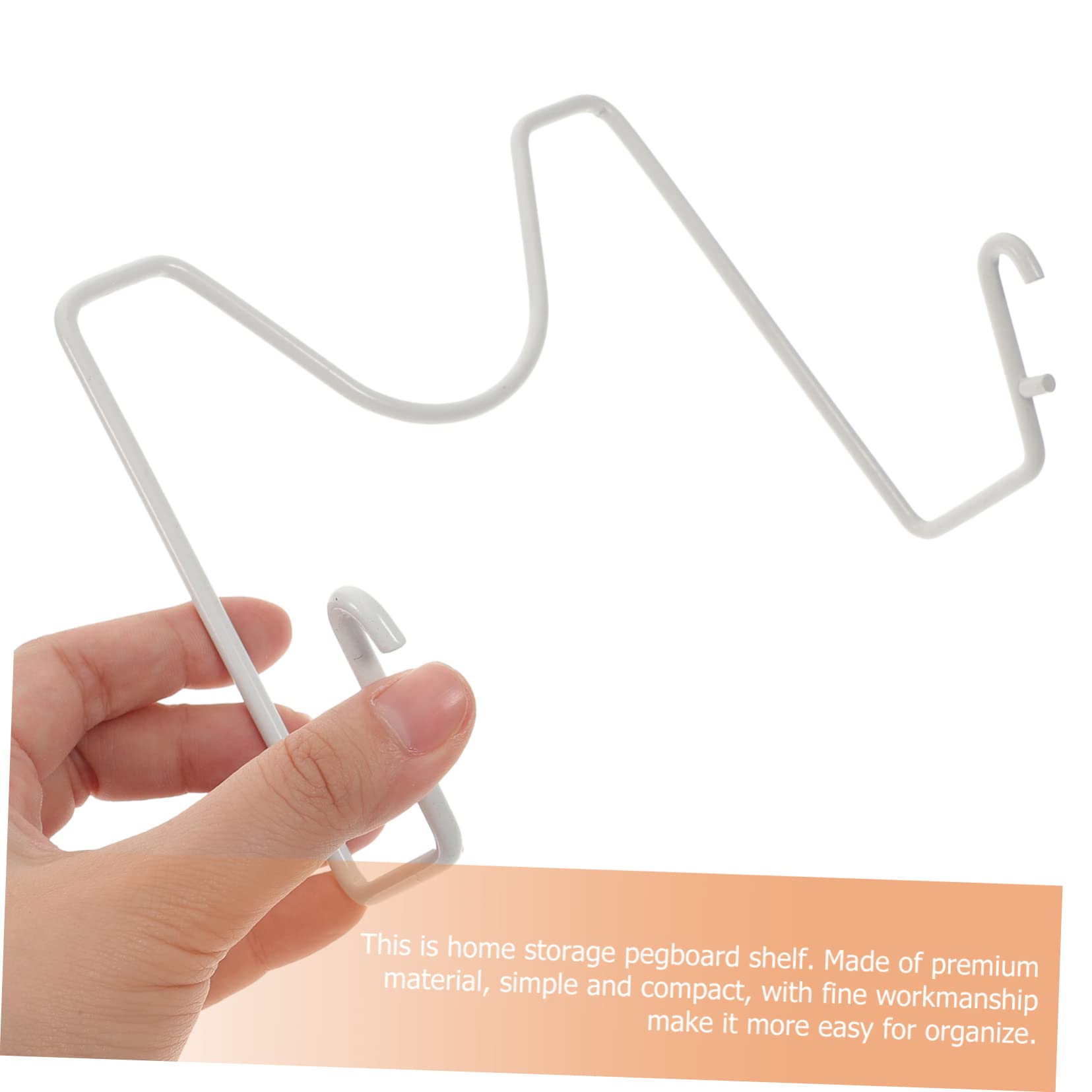 Ciieeo Space-Saving Wall Storage Rack Multi-Functional Pegboard Shelf Home Office Organizing Random Style