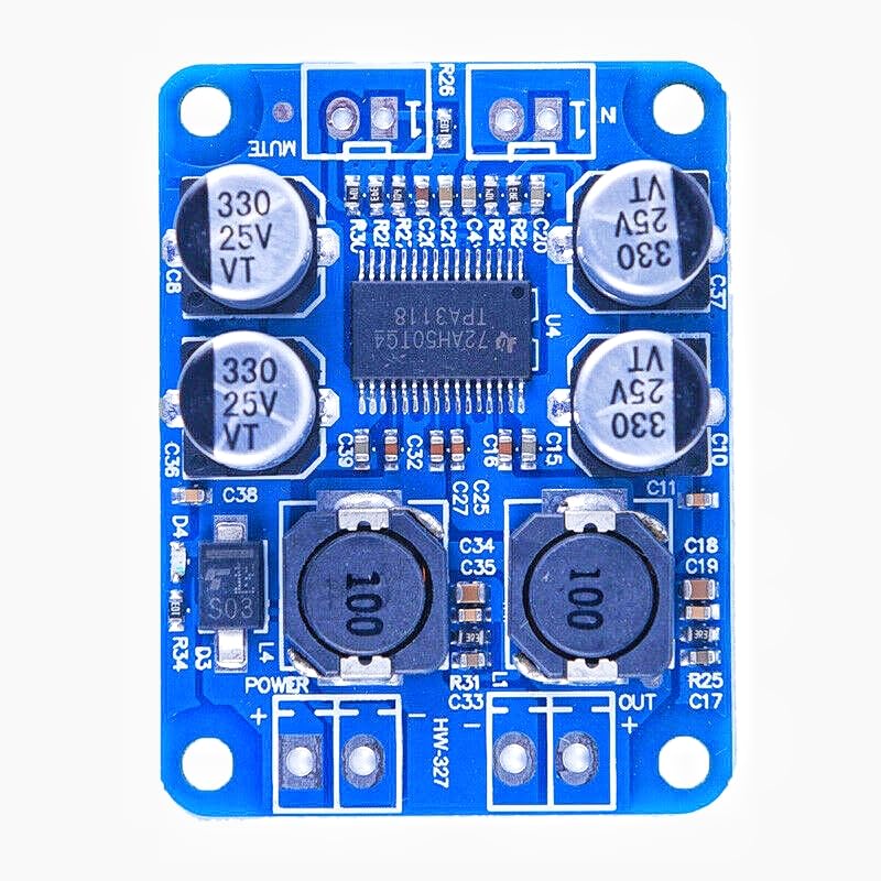 KEERTAN KALP TPA3118 PBTL Mono Digital Amplifier Board 1X60W 12V 24V Power Module