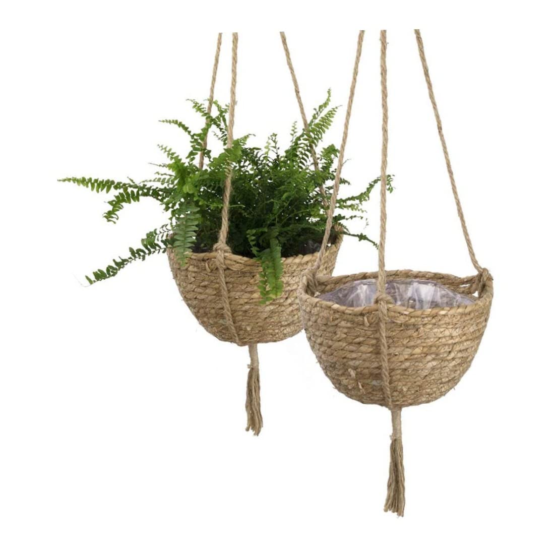 Panier de jardinière suspendu plante intérieur et extérieur pot jonc