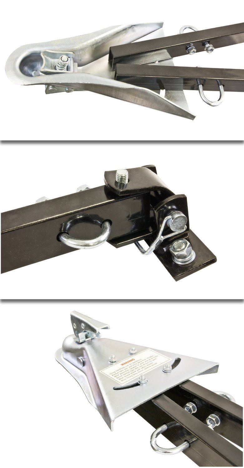 Adjustable Bumper Mount Tow Bar - 5000LB Towing Cap.