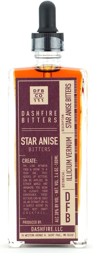 Dashfire Star Anise Cocktail Bitters 100ml Bottle