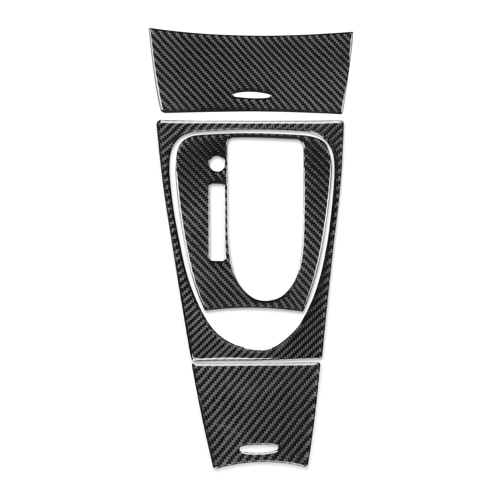 Real Carbon Fiber Car Center Console Kit Sticker Compatible with Mercedes-Benz E-Class W211 2003-2009 2004 2005 2006 2007 2008 Interior Decal Trim Accessories