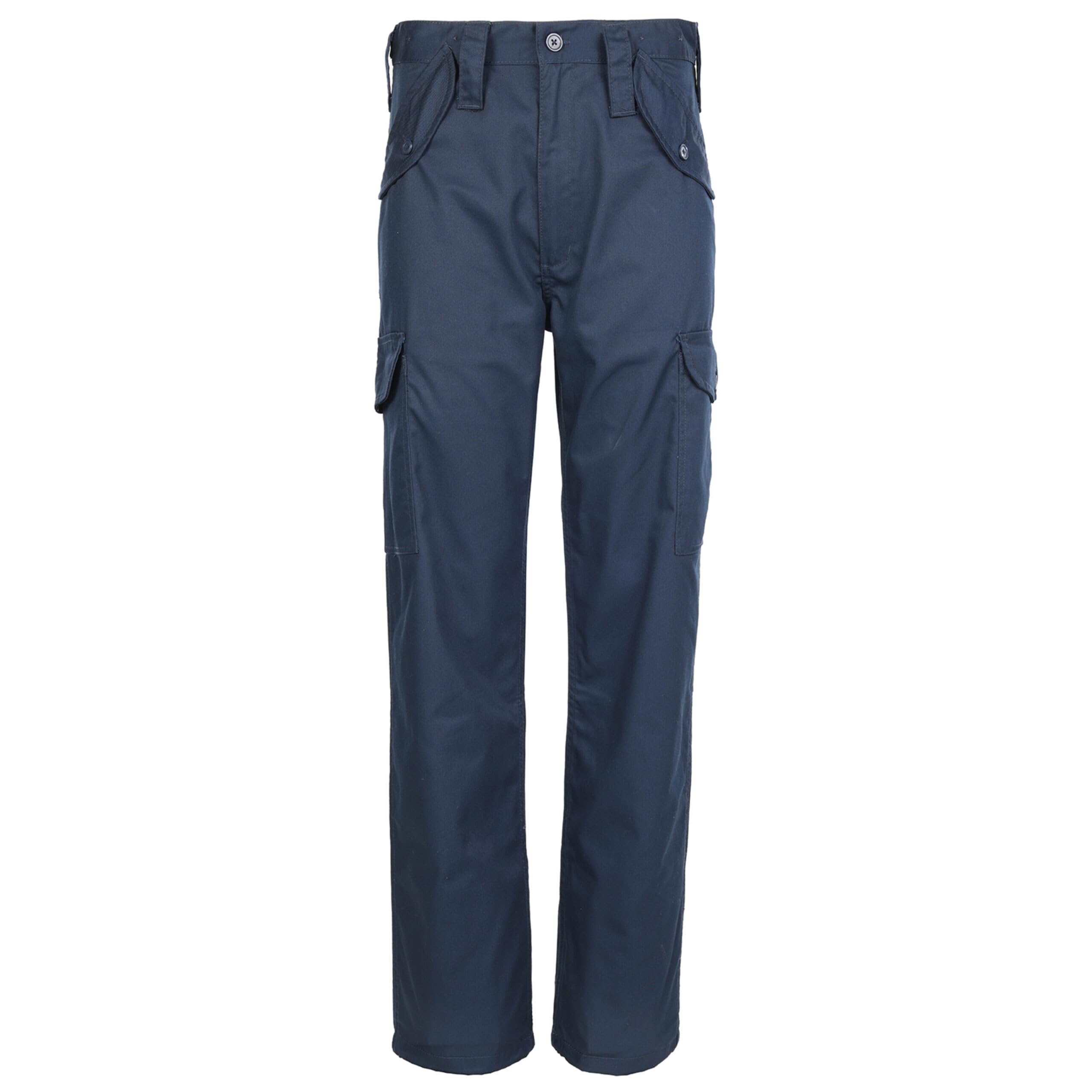 Fort Men's Navy - Combat Trousers - Cargo Trousers - Work Trousers For - Multi Pockets - Removable Drawcords - Work Trousers