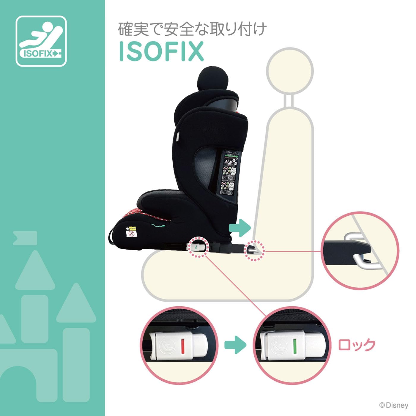 Amazon | ディズニー ハーネスジュニア FIXネクスト/ミニー(スマイル