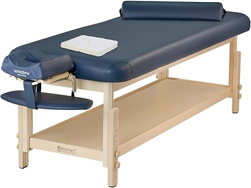 Miniatura 1 de Master Massage Laguna - Mesa de masaje estacionaria azul rey