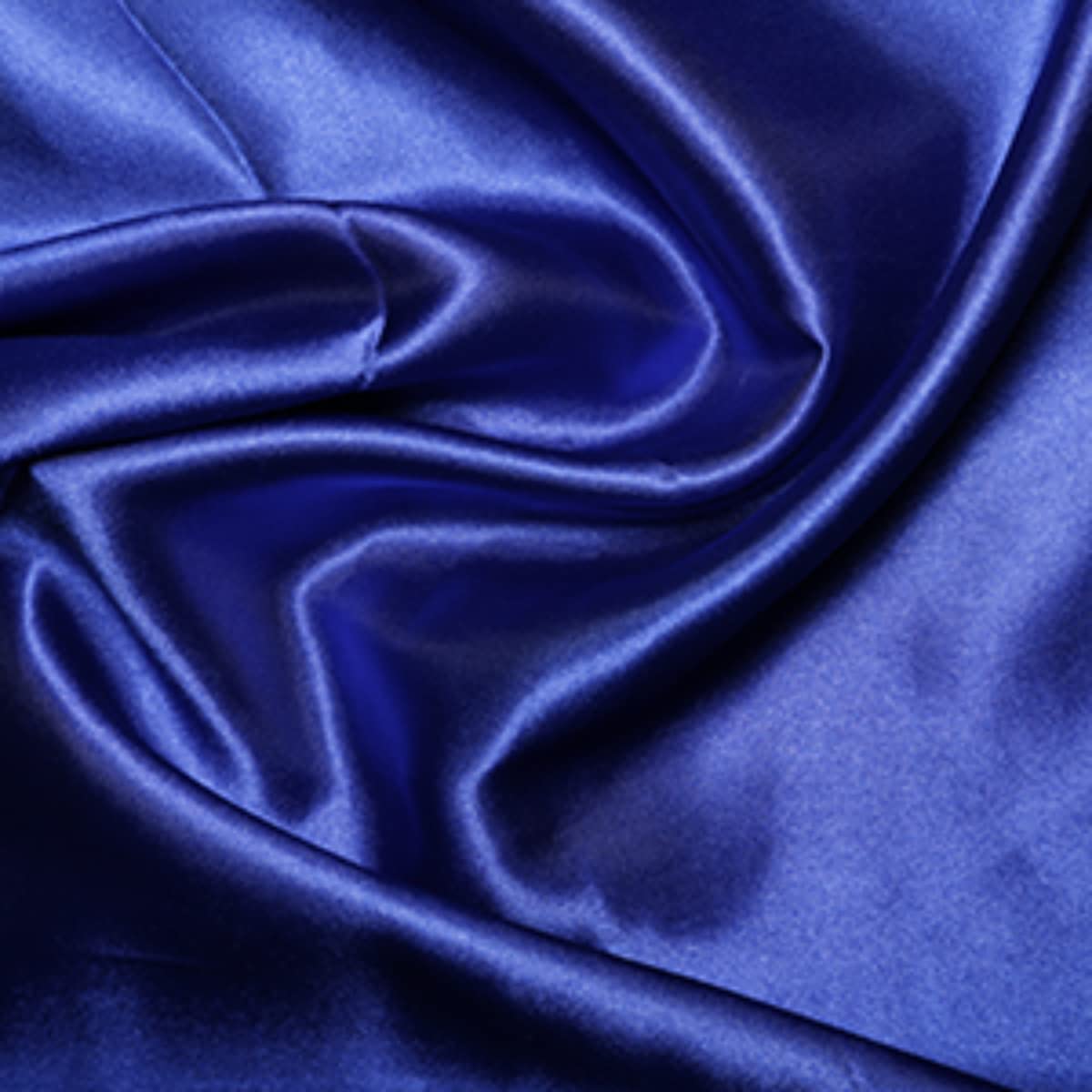 Silky Bridal Satin Fabric Material - Royal, 10Mtr 1000cm x 150cm
