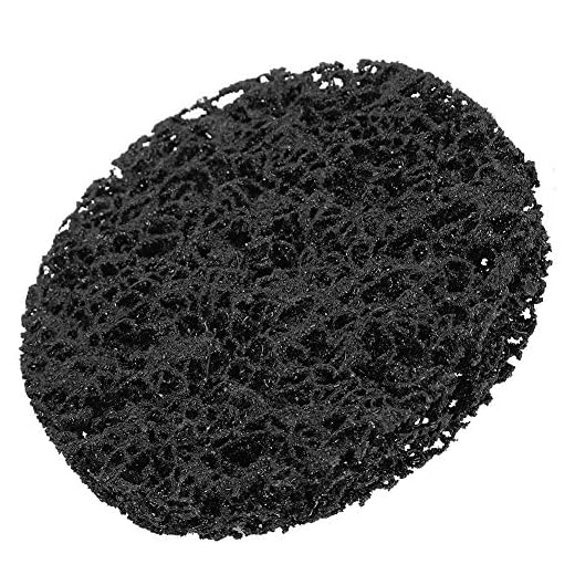 Rostfri Putsning skiva, Svart Aluminium Oxid Slipmedel Vatten Motstånd Enhetlig Bearbetning Effekt 12mm/0.5in Svart Diamant Gjord
