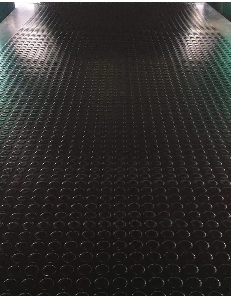 Mata gumowa do podłogi garażowej - domowa siłownia sprzęt do ćwiczeń fitness mata i ochraniacz podłogi, winylowa rolka podłogowa, czarna grubość 3 mm, 50/60/70/80/90/100/120/150 cm (kolor : czarny, rozmiar: 0,9 x 1 m)
