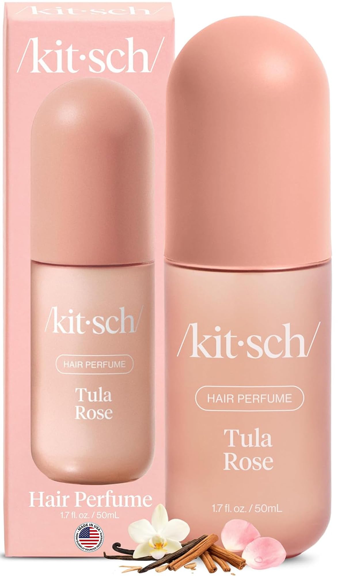 Amazon.com: Kitsch Hair Perfume for Women - Tula Rose, 50mL