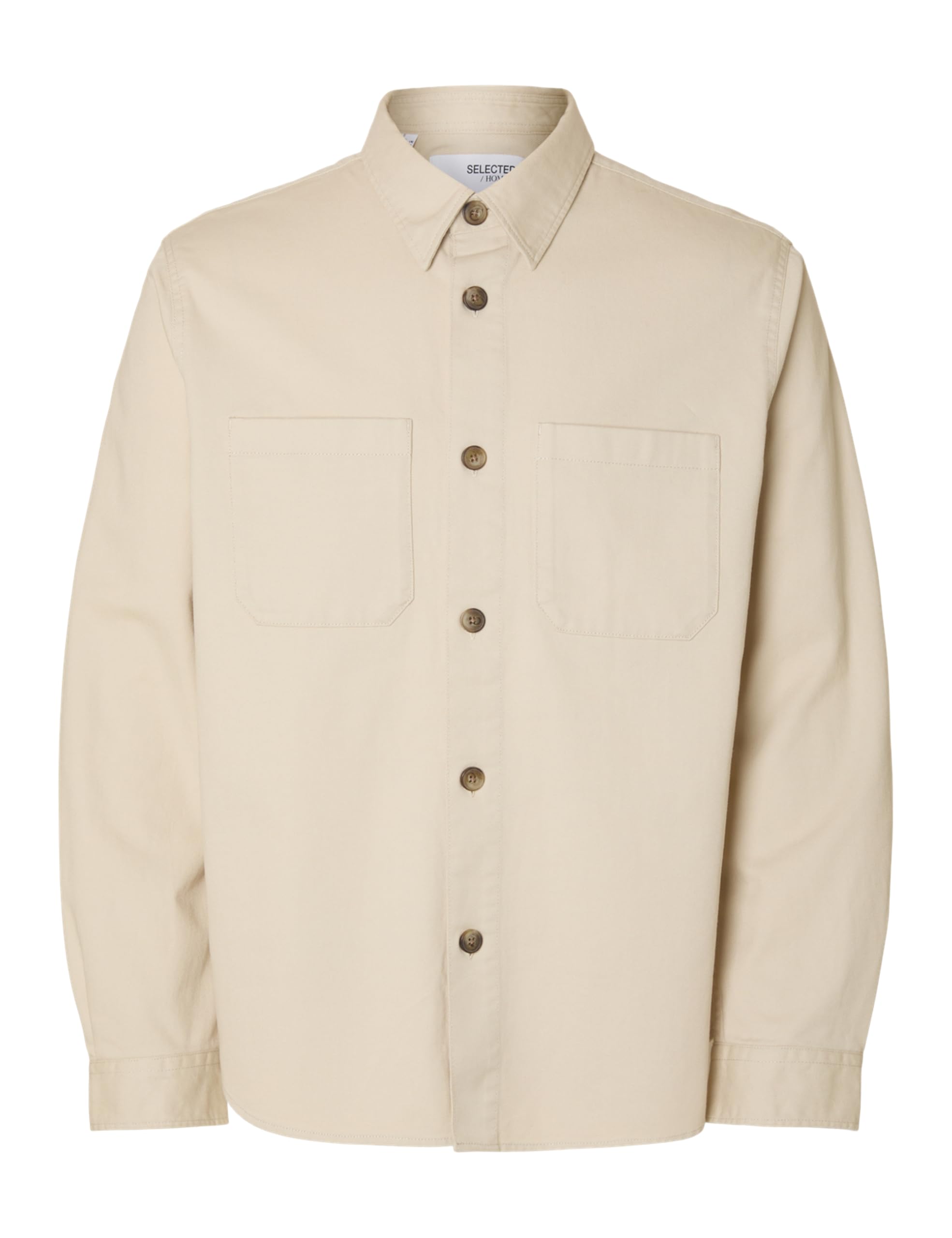 SELECTED HOMME Male Overshirt Regular Fit Twill