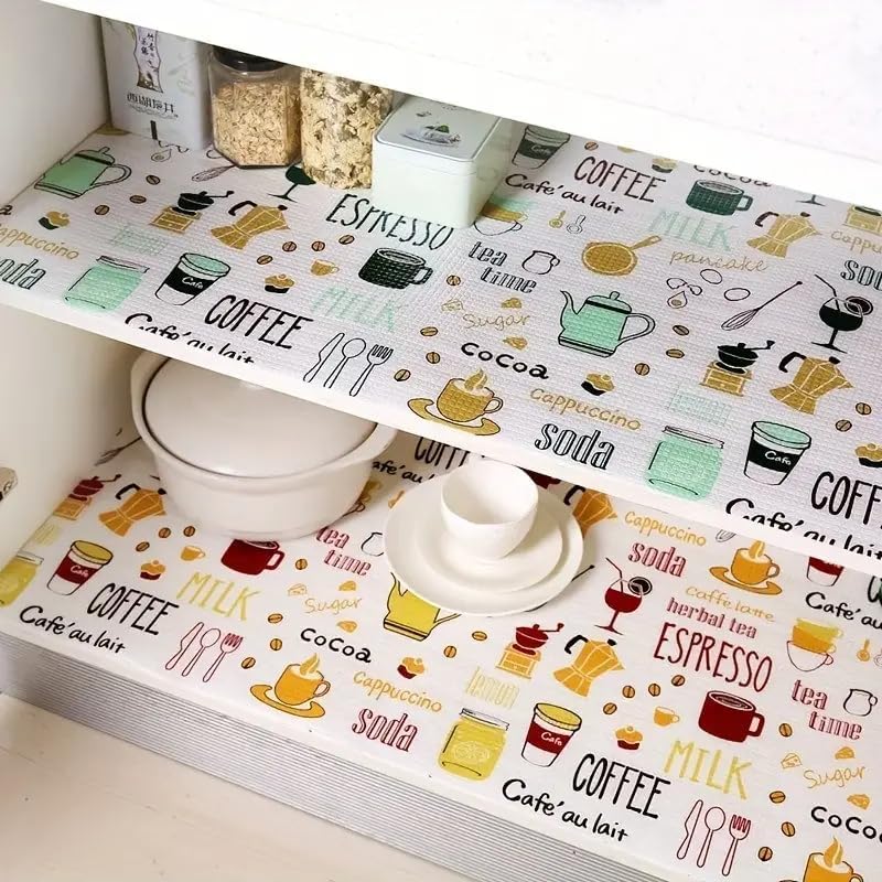 Waafy Ethylene Vinyl Acetate Anti-Slip Kitchen Cabinet Drawer Shelf Mat Geometric Liner Sheets Waterproof Strong Table Mat For Bathroom,Fridge Mat Textured Multipurpose Use(45 Cm X 300 Cm),Multicolor (B0D25FYGMM) Amazon Price History, Amazon Price Tracker