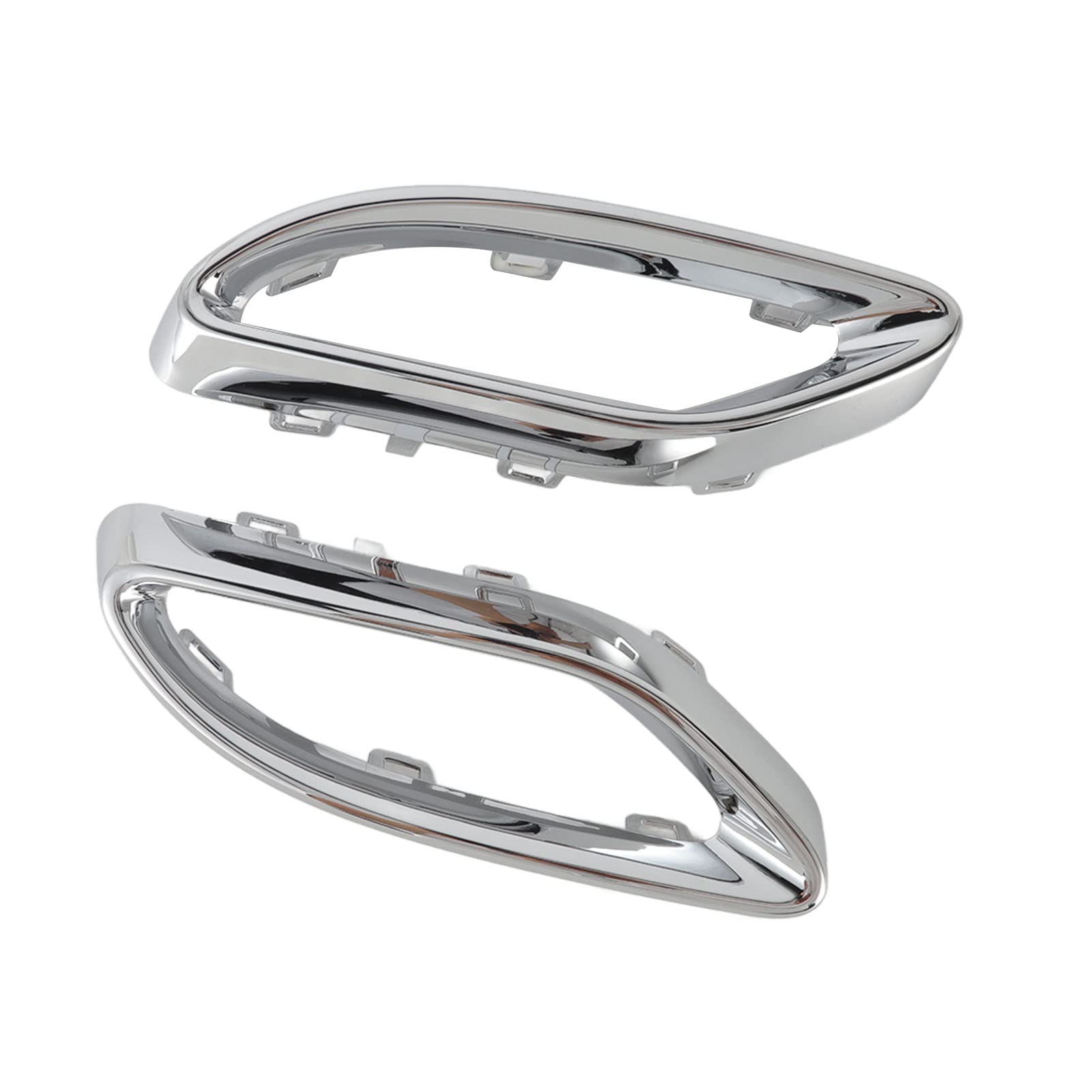 Generic Finiture Cromate Lucide per la Copertura della Punta dello Scarico, di Lunga Durata, per Sostituzione Mercedes‑ Classe C W205, 2058852321, per Classe GLC