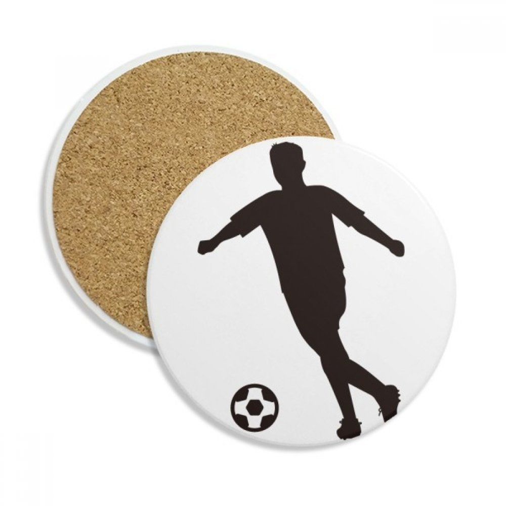Tasse porte absorbent pierre football pour protéger vos tables