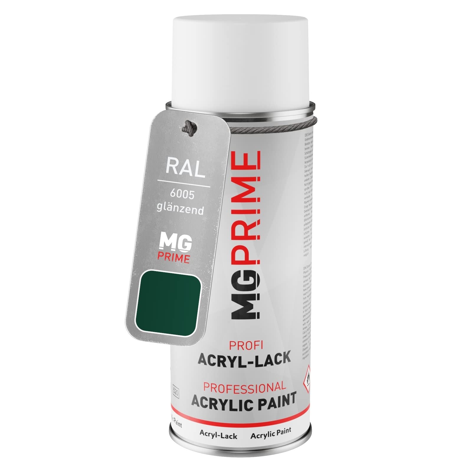 RAL 6005 Moss green/Moosgrün Spray can 400 ml glossy quick-drying