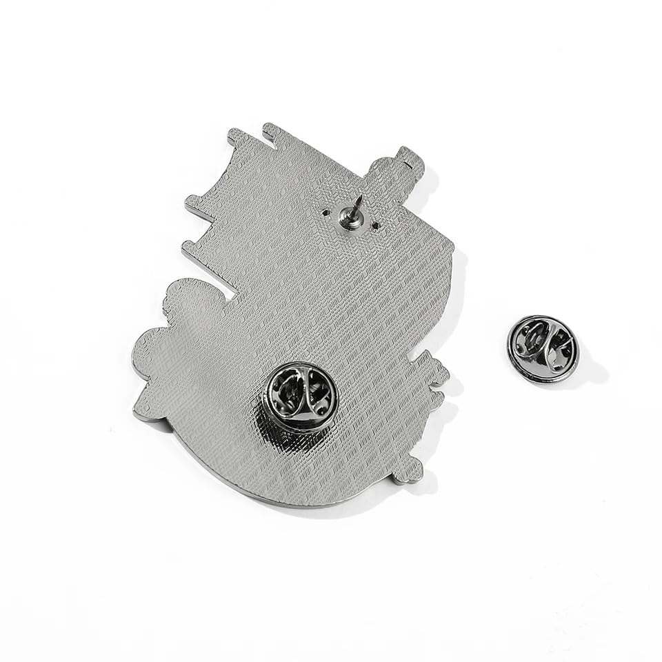 Image of Japanese Anime One Piece Lapel Pins Enamel Pin Pirate Ship Brooch