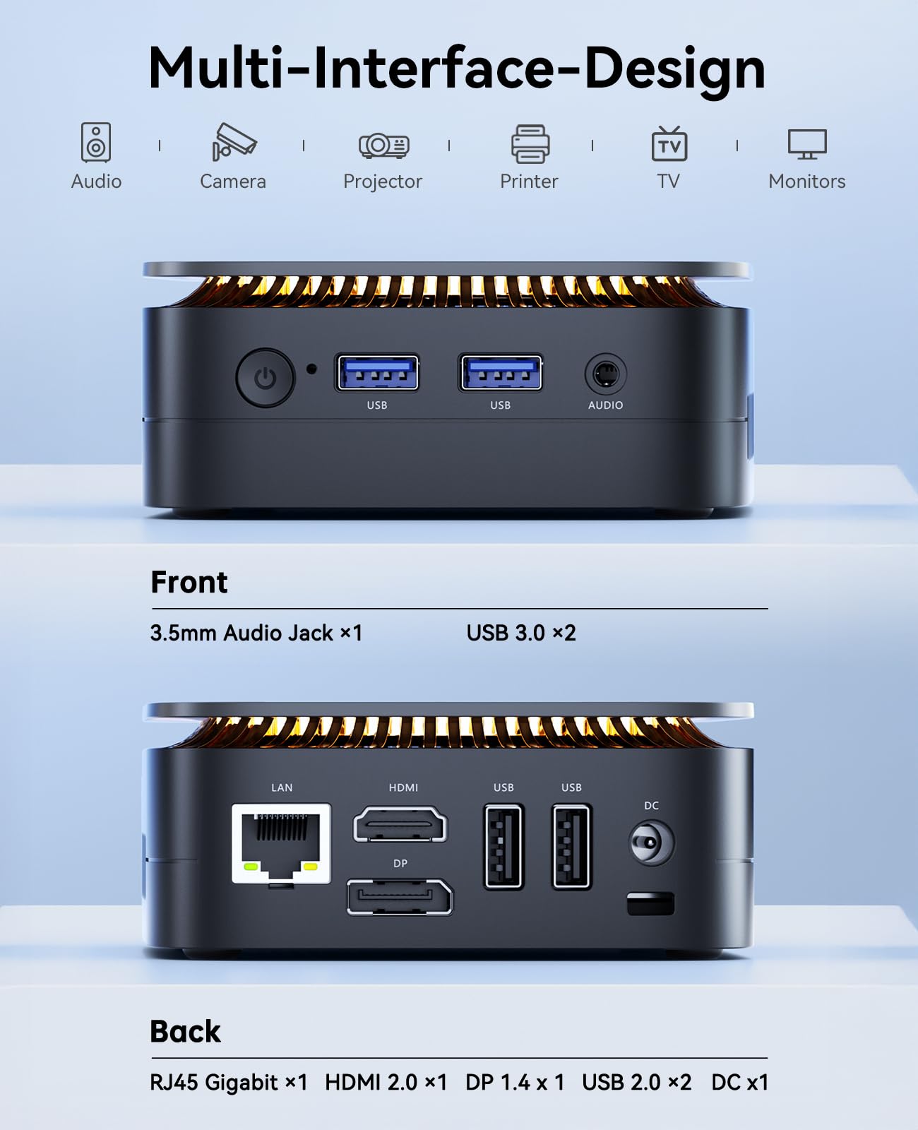 Amazon.co.jp: KAMRUI Essenx E1 Mini PC、N95プロセッサー(最大3.4GHz