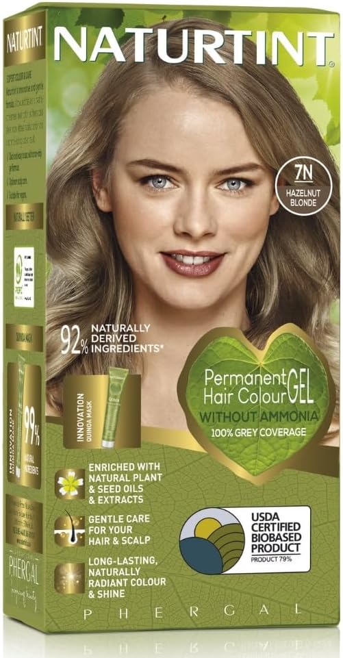 Naturtint Hair Color Permanent, 7N Hazelnut Blonde, 5.28 Ounce