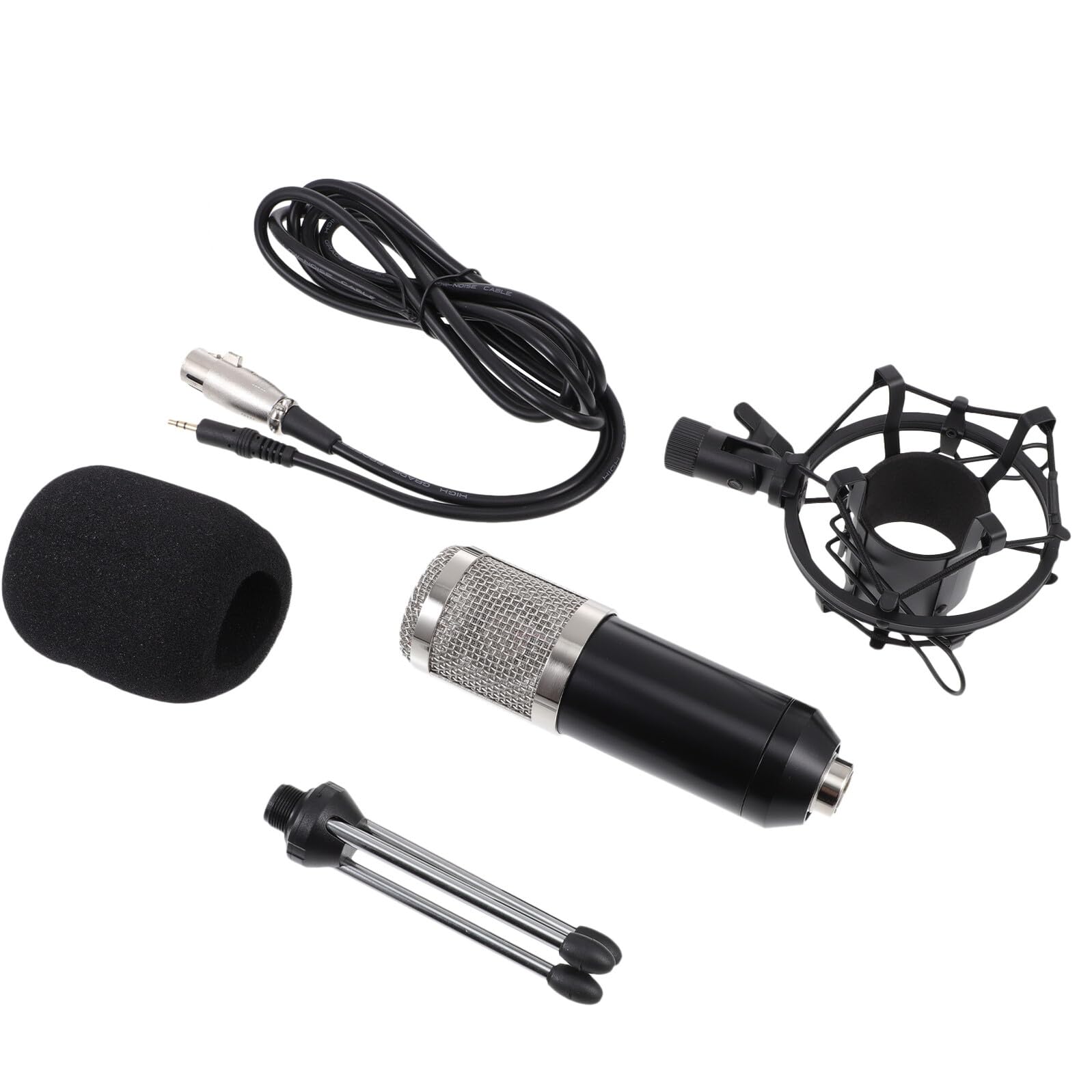 Microfono Condensatore con Cavo per Conferenze Ktv e Streaming Microfono Wired per Casa Ufficio e Eventi Suono Pieno e Durevole