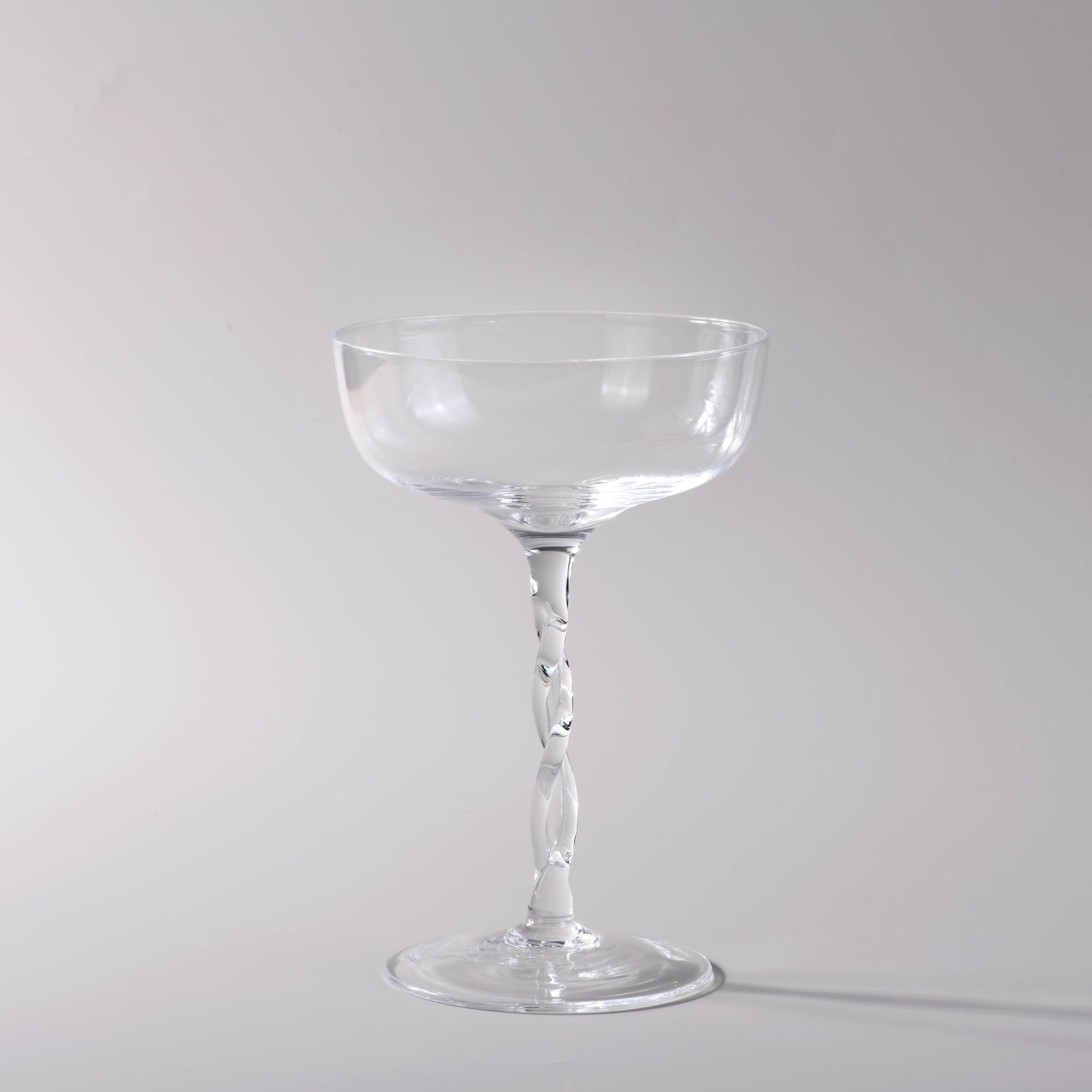 Vasos de cóctel de cristal, juego de 4, elegantes copas para fiestas y ocasiones especiales, grandes, transparentes, NC-004