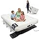 Ivation EZ®-Bed (Queen) Inflatable Air Mattress with Frame & Built-in Pump - 3 Min Self Inflate/Deflate - Raised Blow up Bed with Legs, Auto Shut Off, Premium Coil Design, Wheeled Portable Case Product Image 1
