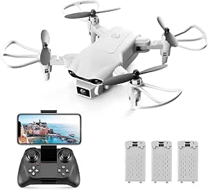 Amazon.com: 4DV9 Mini Drone for Kids with 720P HD Camera FPV Live Video RC Quadcopter Helicopter for Adults beginners Toys Gifts,Altitude Hold, Waypoints Functions,One Key Start,3D Flips,3 Batteries,G