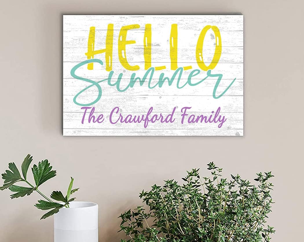 Personalized Beach House Sign or Custom Lake Home Sign for Beach House Lake Vacation Home Decor