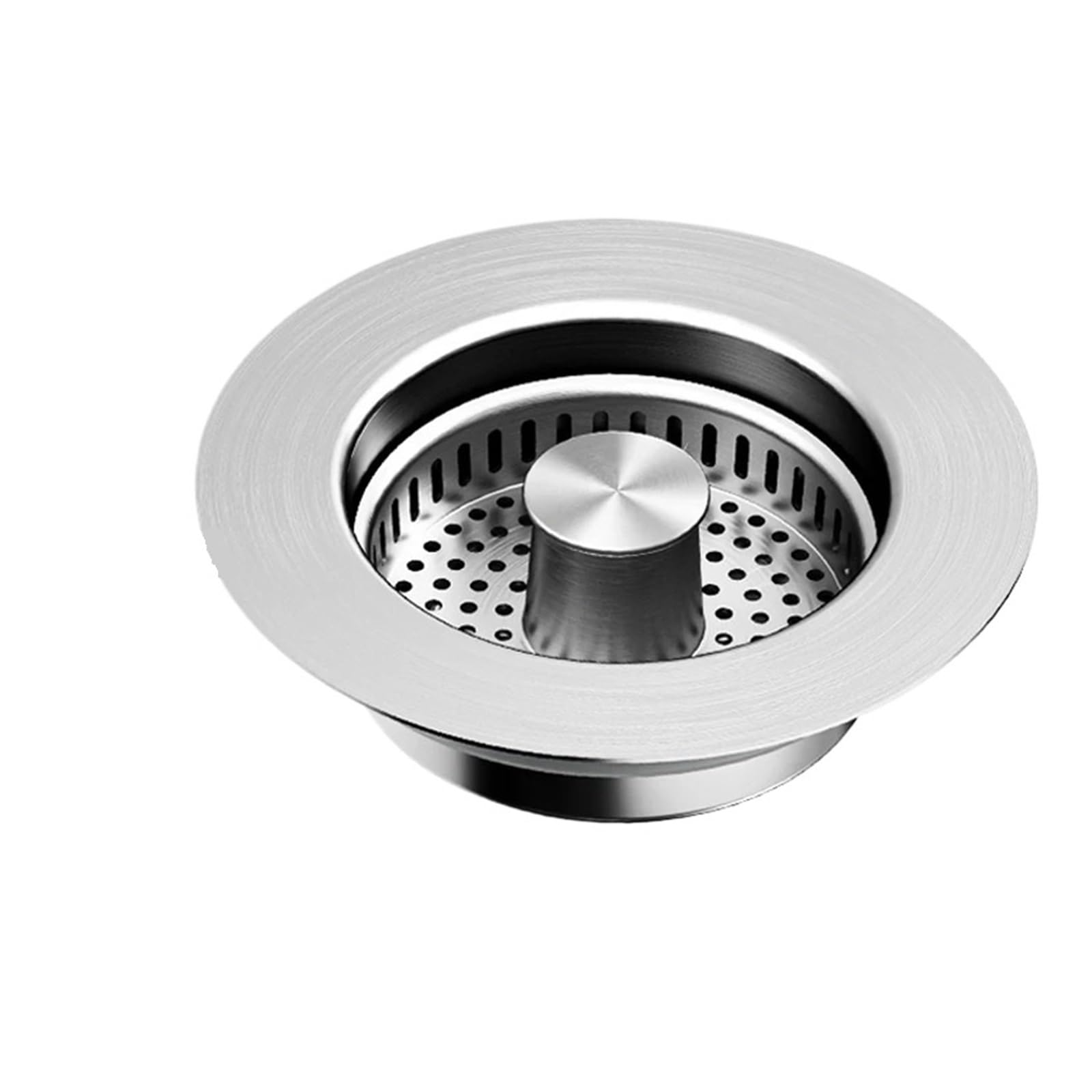 Stainless Steel Pop-Up Kitchen Sink Strainer with Odor Filter